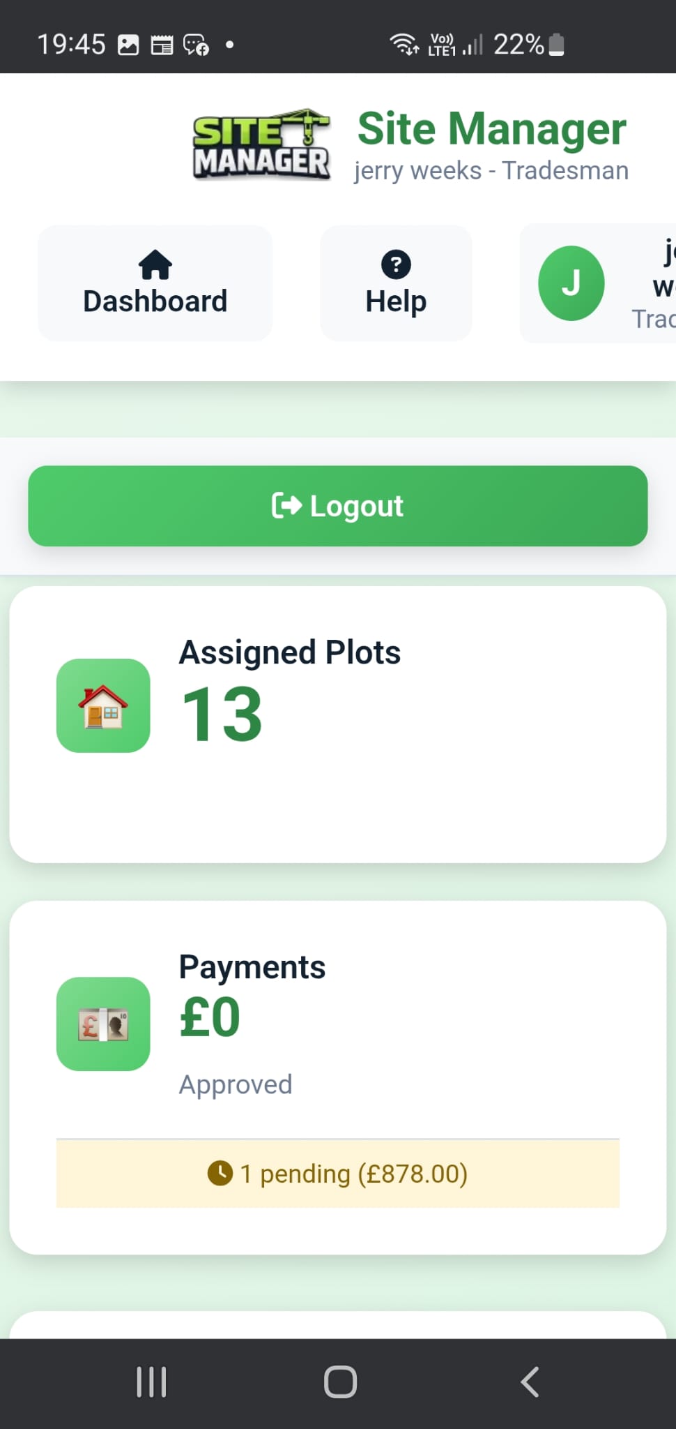 Mobile plot management – track construction progress on the go