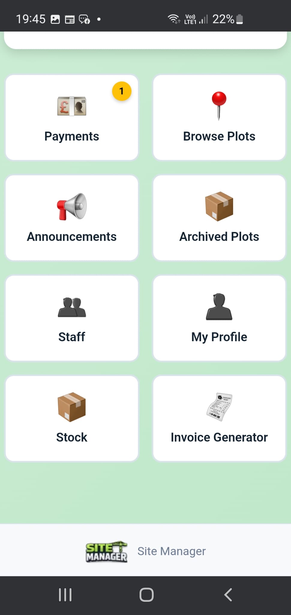 Mobile media upload – photograph site work directly from the field